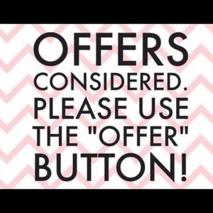 Feel free to make an offer! 😊